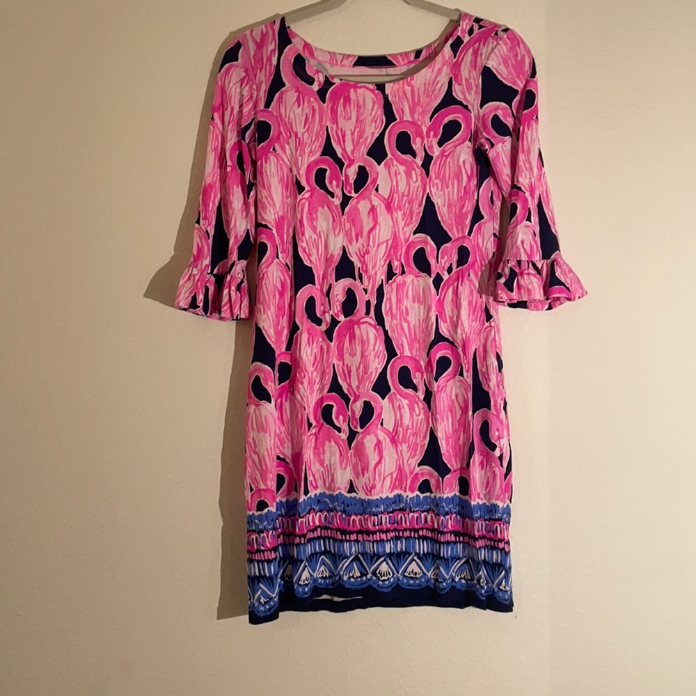 Lilly Pulitzer floral coastal midi dress